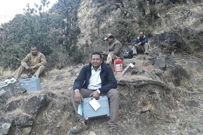Polling Officials in Uttarakhand
